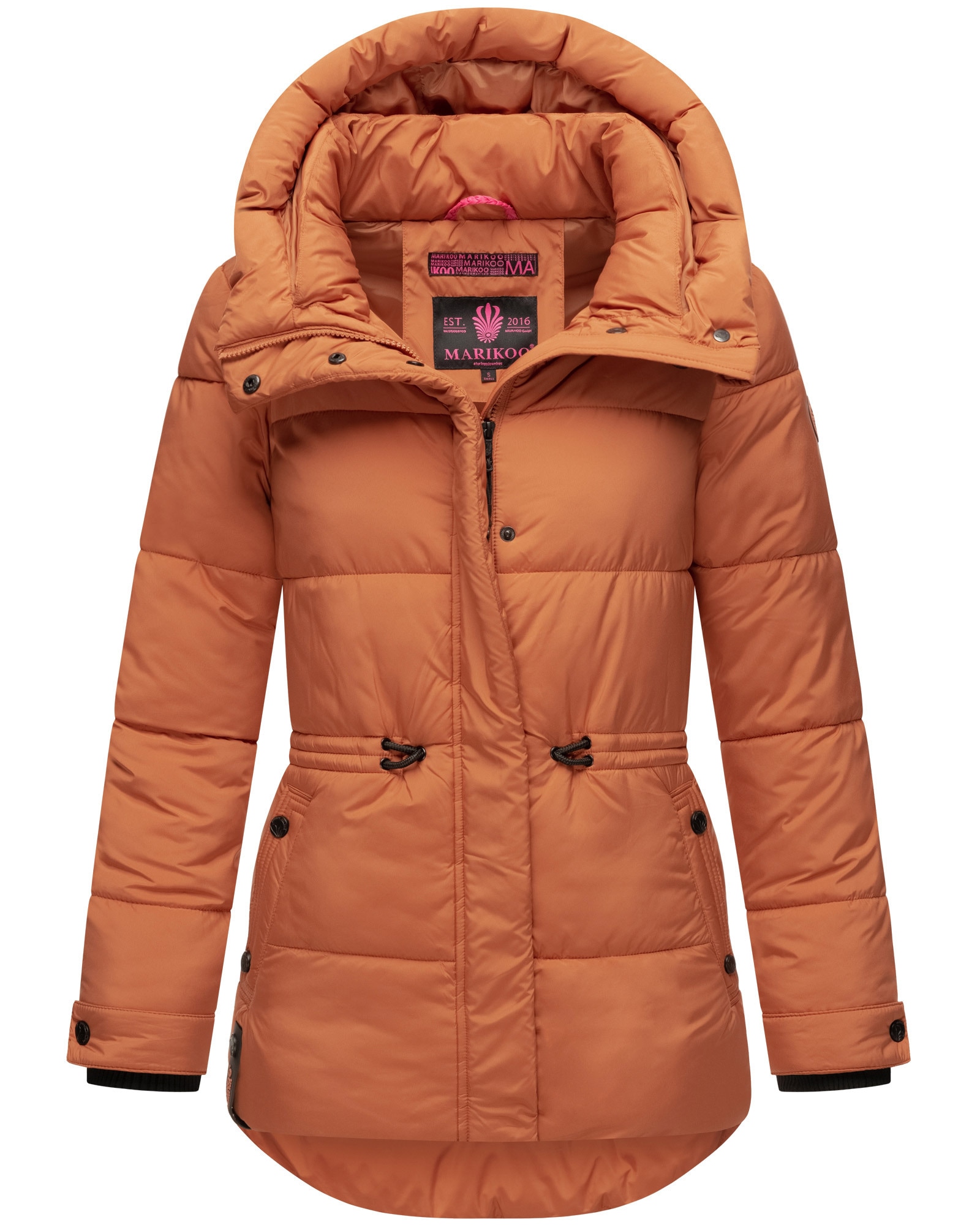 Marikoo Winterjacke "Akumaa", mit tailliertem Schnitt