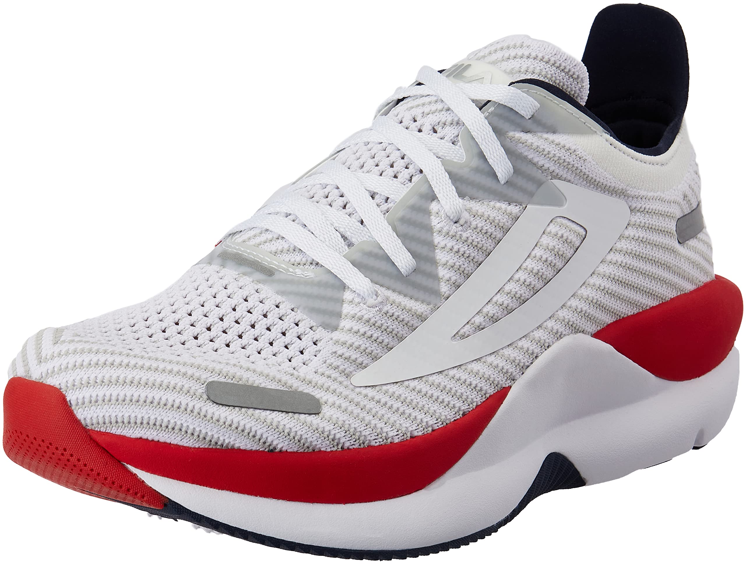 FILA Damen SHOCKET Run WMN Laufschuh, White-High Risk Red Navy, 38 EU