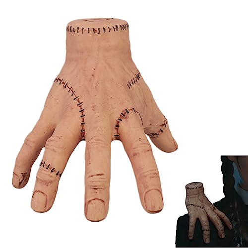 CoserWorld Halloween Fake Hand, Merchandise Latex Fake Hand für Kostüm Requisite, Halloween Dekorationen (1 Hand)