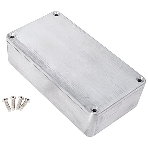 Knadgbft 5 StüCke Gitarren Effekt Pedal Aluminium Stomp Box GehäUse für DIY Gitarren Pedal Kit 1590B