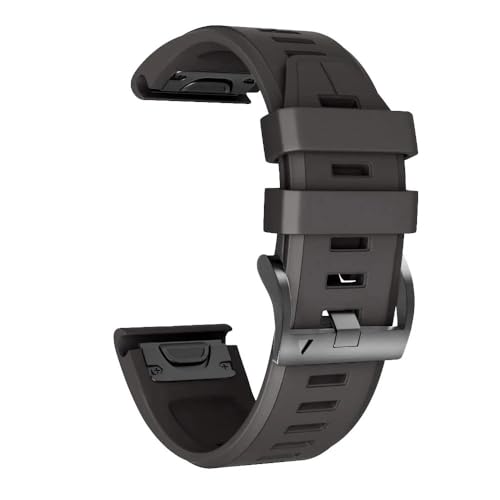 OPKDE 22 x 26 mm Smartwatch-Armbänder für Garmin Fenix 7 7X Epix/Instinct 2/Coros Vertix Vertix2 Schnellverschluss-Armband aus Silikon, 22mm For Fenix 7-EPIX, Achat