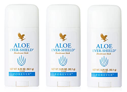 3x Aloe Vera Ever Shield Deo Stick Deodorant - Forever Living FLP