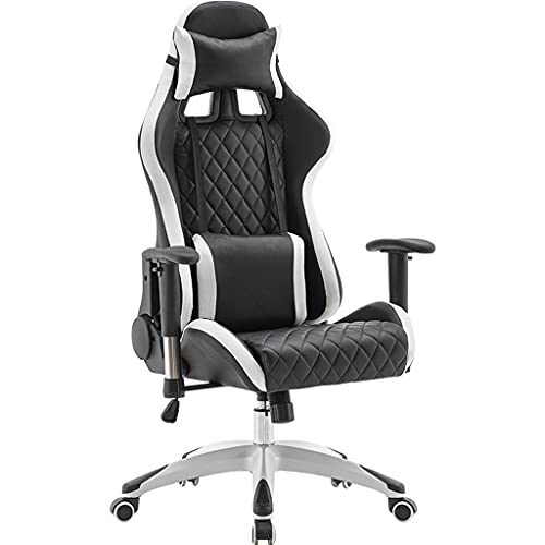 Bürostühle für Zuhause Gaming-Stuhl Gaming-Stuhl Home-Office-Schreibtischstuhl Computer-Rennstuhl Ergonomischer hoher Rücken mit Kopfstütze und Lordosenstütze Schreibtischstuhl für Schlafzimmer Run