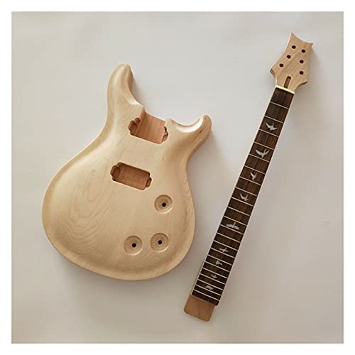 Gitarrenkorpus unfertig DIY 1. Set Unfertiger Gitarrenhals Und Körper-E-Gitarren-Guitar-Kit