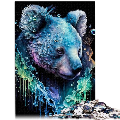 Puzzles Geschenk Koala 1000-teiliges Puzzlespiel Holzpuzzlespielzeug Puzzles Lernspiele Stressabbau-Puzzles 1000 Stück (50 x 75 cm)