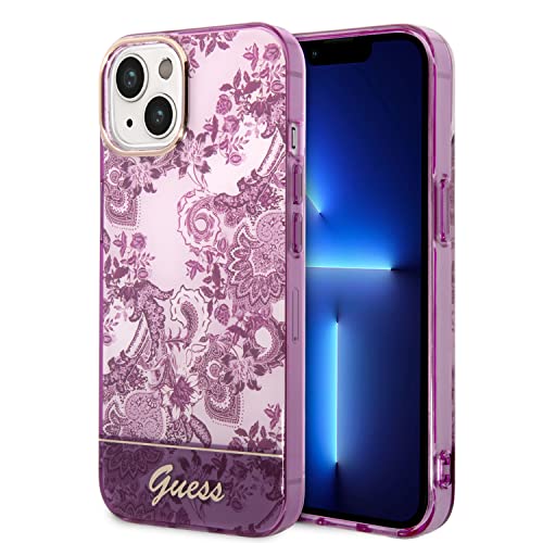 Guess GUHCP14MHGPLHF hülle für iPhone 14 Plus 6,7" Fuchsia/Fuschia hardcase Porcelain Collection