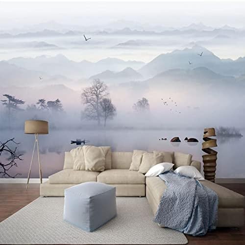 XLMING Tinte Und Landschaft 3D Tapete Home Dekoration Wohnzimmer Sofa Schlafzimmer Tv Hintergrund Wand-430cm×300cm