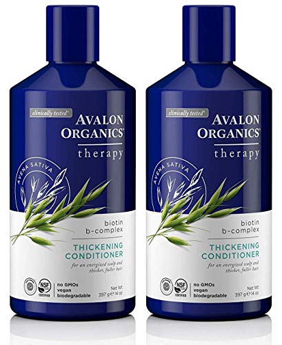 Avalon Organics Biotin B-Complex Thickening Conditioner, 400 ml (2 Stück)