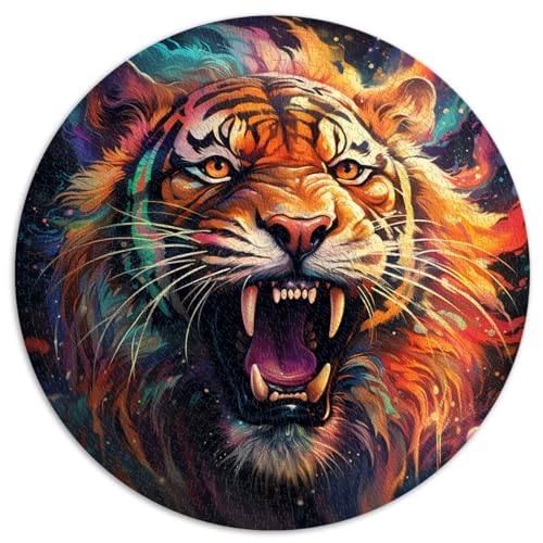 Puzzle für Tiger, 1000 Teile, Puzzle für Erwachsene, Geschenke, 26,5 x 26,5 Zoll, Puzzle, jedes Teil ist einzigartig – anspruchsvolles, unterhaltsames Spiel für die ganze Familie