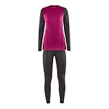 Craft Damen Core Warm Baselayer Set, roxo-Granite, M