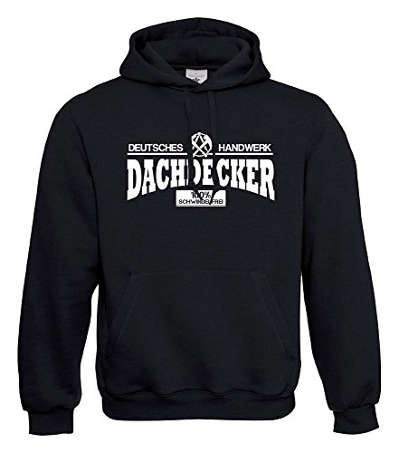 KNOW-MORE-STYLEZ Hooded Sweatshirt DACHDECKER Kapuzenpulli Pulli Hoodie ZUNFT Handwerk Dach (L)