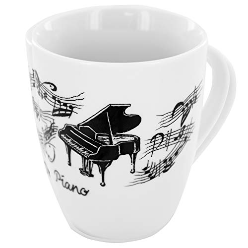 Tasse Flügel, Geschenk für Pianisten