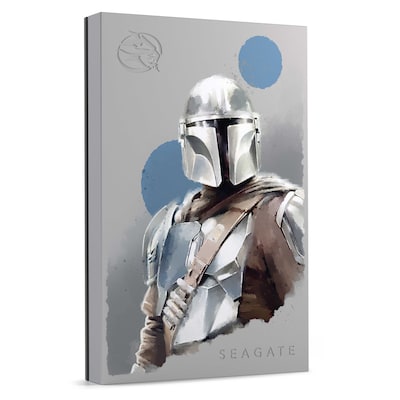 Seagate FireCuda Gaming HDD 2 TB, tragbare Externe Festplatte, Star Wars Edition Mandalorien, PC Gaming, USB 3.2, inkl. 3 Jahre Rescue Service, Modellnr.: STKL2000405