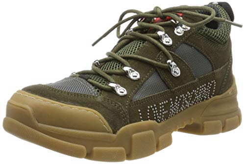 Love Moschino Damen Scarpadonna Trekking Hohe Sneaker, Grün (Verde 85a), 36 EU