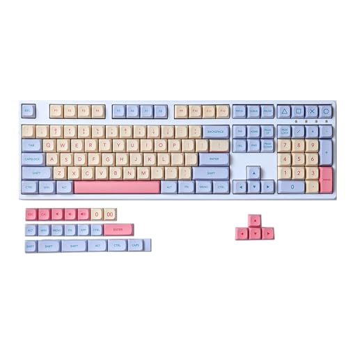 PBT-Tastenkappen, 132-Tasten-Thema, Sublimation, XDA-Tastenkappe, ForMX-Schalter, personalisierte mechanische Tastatur-Tastenkappen, Tastenkappen-Kollektion