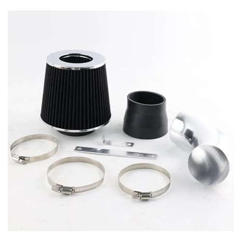 Induktion Schlauch Kit Für 3-Serie 323 325 328 330 E46 Ram 1999 2000 2001 2002 2003 2004 2005 Lufteinlassfilter Mit Rohreinlass + Filter Auto Luftansaug(Schwarz)