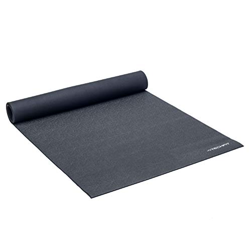 TechFit Bodenschutzmatte Fitness – Rutschfeste Matten Fitnessraum für Laufbänder, Fahrräder, Rudergeräte und Fitnessgeräte 198 x 92 x 0,6CM