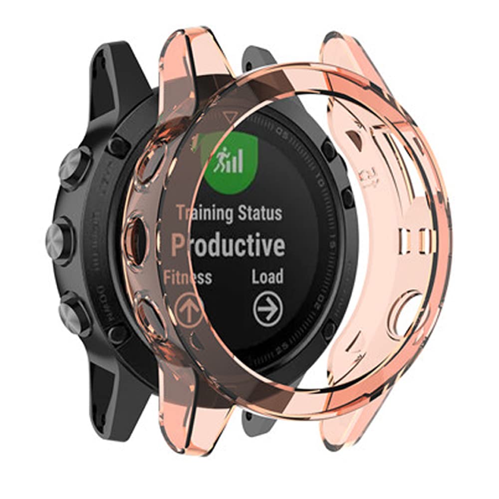 OPKDE Schutzhülle für Garmin Fenix 7 7S 7X Schutzhülle Smart Watch TPU Bumper für Fenix 7 7S 7X Schutzhülle Rahmen Shell Sleeve, For Fenix 6 6 Pro, Achat