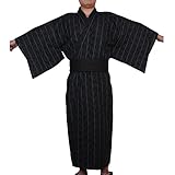 Fancy Pumpkin Jinbei Hommes Yukata Kimono Robe Japonaise Pyjama 【A4 / Taille L】