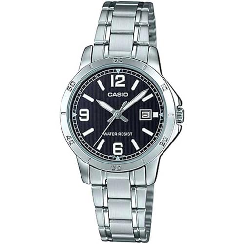 Casio LTP-V004D-1B2UDF Analog Quartz Silver Stainless Steel Women's Watch