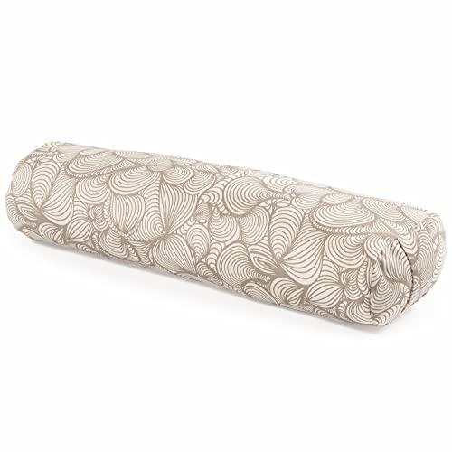 Lotuscrafts Yoga Bolster für Yin Yoga - Yogabolster mit Kapokfüllung - Waschbarer Bezug aus Baumwolle - Yogakissen Groß für Restorative Yoga (Special Edition)