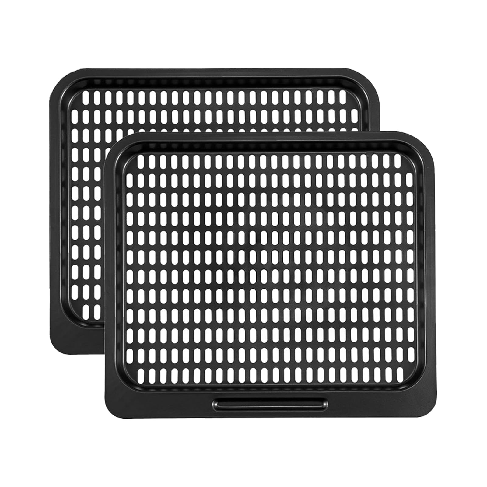 2x/set Air Grill Pan Antihaft Backen Ersatz Tablett Quadratische Ofen Pan Quadratische Grill Platte Kochen Tablett Rack Küche