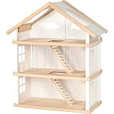 Goki Modern Living Puppenhaus, 3 Etagen, Mehrfarbig (51491)