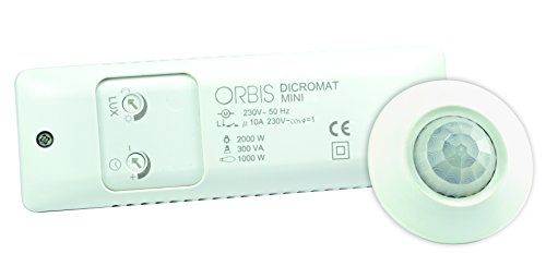 ORBIS Zeitschalttechnik OB133512 Decke Bewegungsmelder 360 ° Weiß IP20