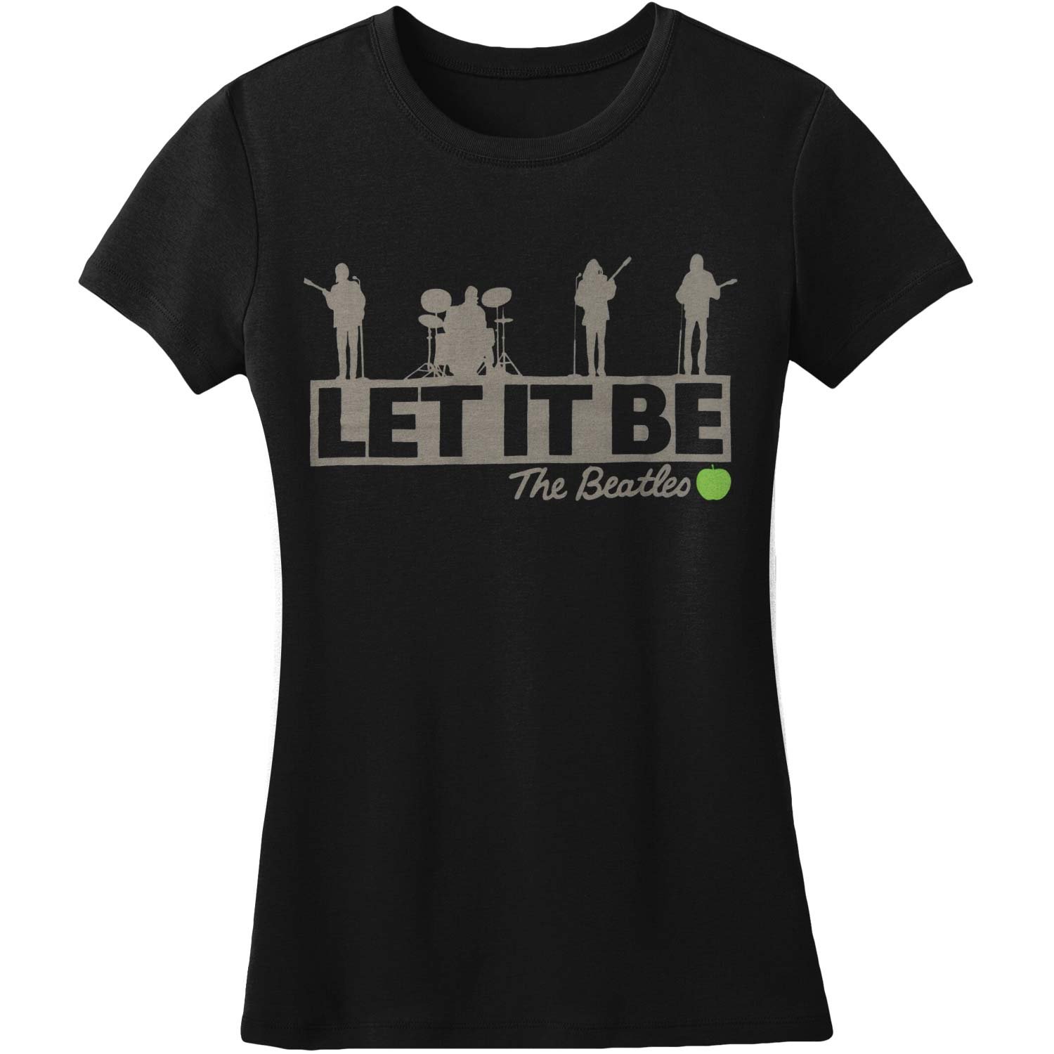 T-Shirt # L Black Ladies # Rooftop