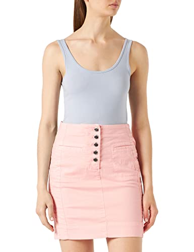 Love Moschino Womens Garment Dyed Miniskirt Skirt, PINK, 40