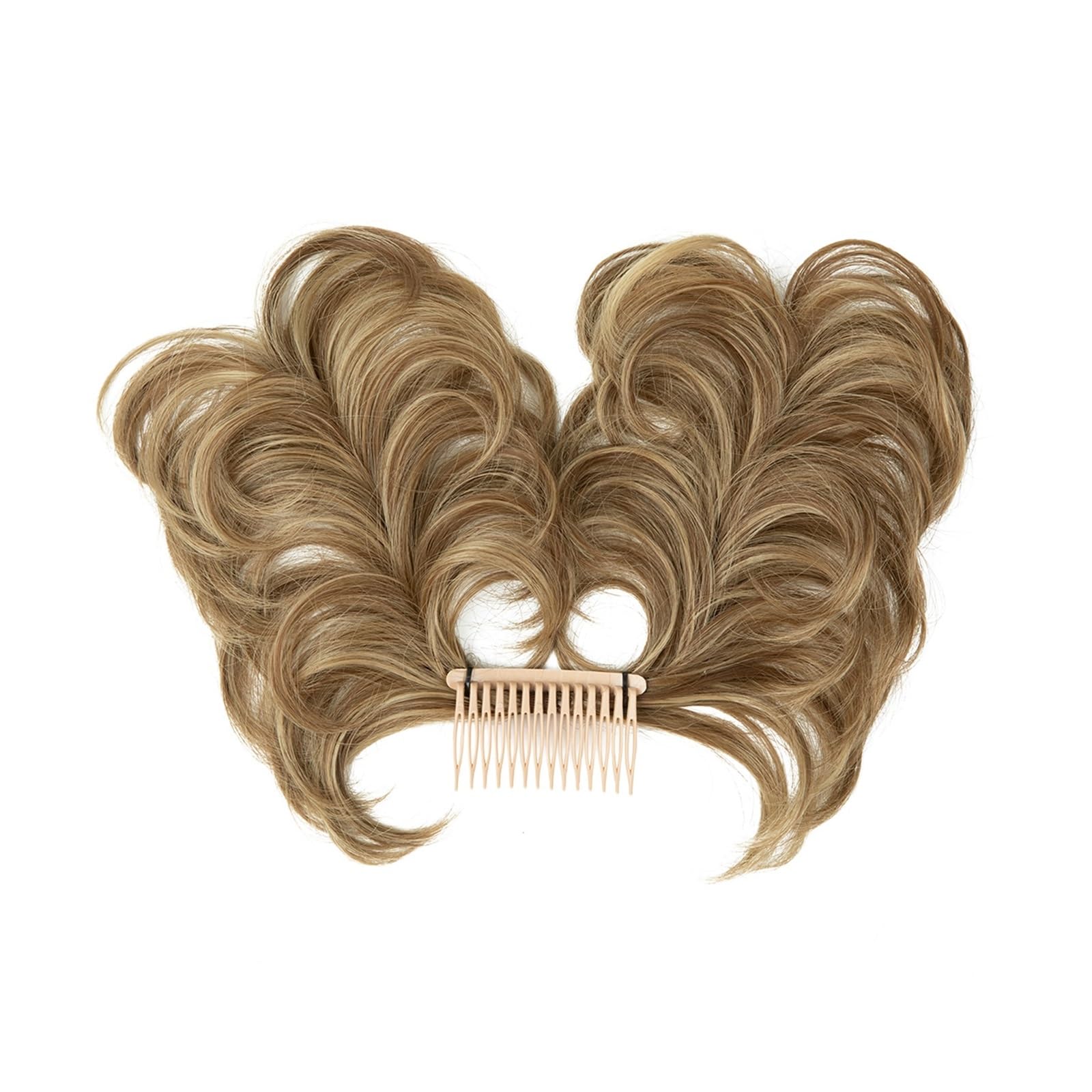 Haarteile Haarknoten Synthetisches, unordentliches Dutt-Haarteil, seitlicher Kamm, Clip-in-Haarknoten, natürlich, gerade, vielseitig, verstellbare Stile, Haarteil for Frauen Brötchen Haare(10H24B)