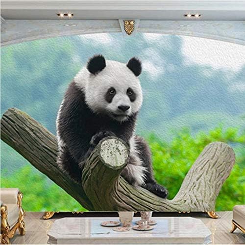 XLMING Panda Naturlandschaften 3D Tapeten Home Esszimmer Sofa Schlafzimmer Wohnzimmer TV Hintergrund-250cm×170cm