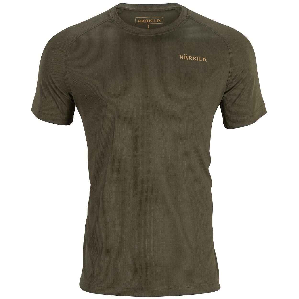 Härkila Trail Jagdshirt Willow Green - T-Shirt für Jäger mit geruchsneuralisierendem Polygiene-Finish - Funktionsshirt für die Jagd - Leichtes Jägershirt , Größe:M