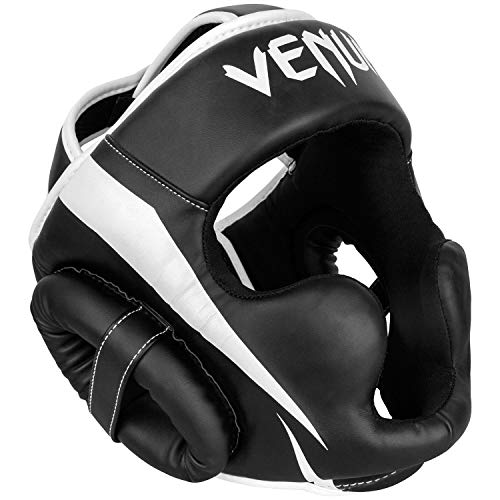 Venum Unisex Elite protections de boxe, Schwarz / Weiß, Einheitsgröße EU