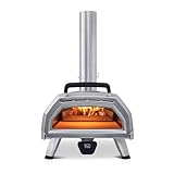 Ooni Karu 16 Multi-Brennstoff Pizzaofen – Outdoor Pizzaofen – Gas-/Holz-/Holzkohle-Pizzaofen – Gartenofen für Grillen, Kochen und Backen – Pizza Oven – Kocht Pizzen in nur 60 Sekunden