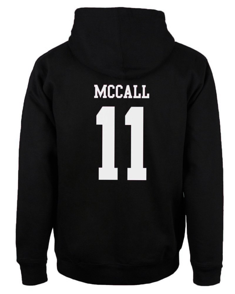 Lässiges modisches Kapuzen-Sweatshirt für Herren, mit Wolfs-Motiv, 24 Teen Stilinski., Schwarz Mccall 11, XS