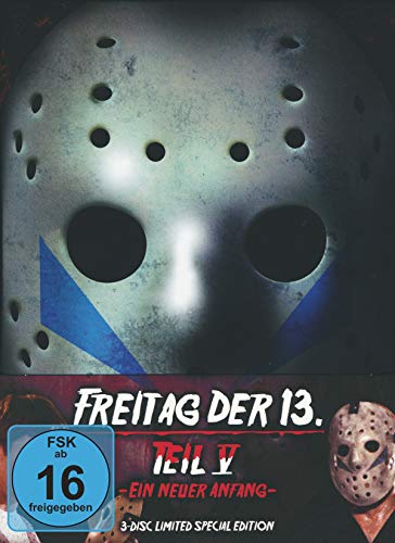 Freitag, der 13. - Teil 5: Ein neuer Anfang - Uncut - Mediabook (+ DVD) (+ Bonus-DVD) [Blu-ray]