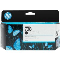 HP 738 - 130 ml - Schwarz - original - DesignJet - Tintenpatrone (498N4A)