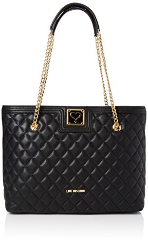 Love Moschino Damen JC4012 Tote Schwarz (black)