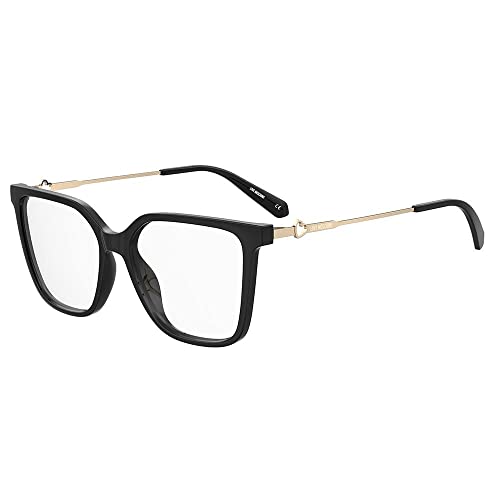 MOSCHINO LOVE brillengestell mol612, rechteckig, in havana 2, gefertigt aus acetate