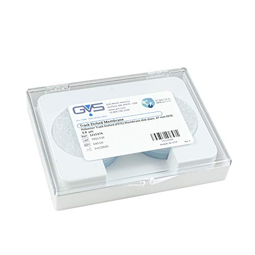 GVS Filter Technology, Filter Disc, PETE Membran, 0.8µm, 47mm, 100/pk