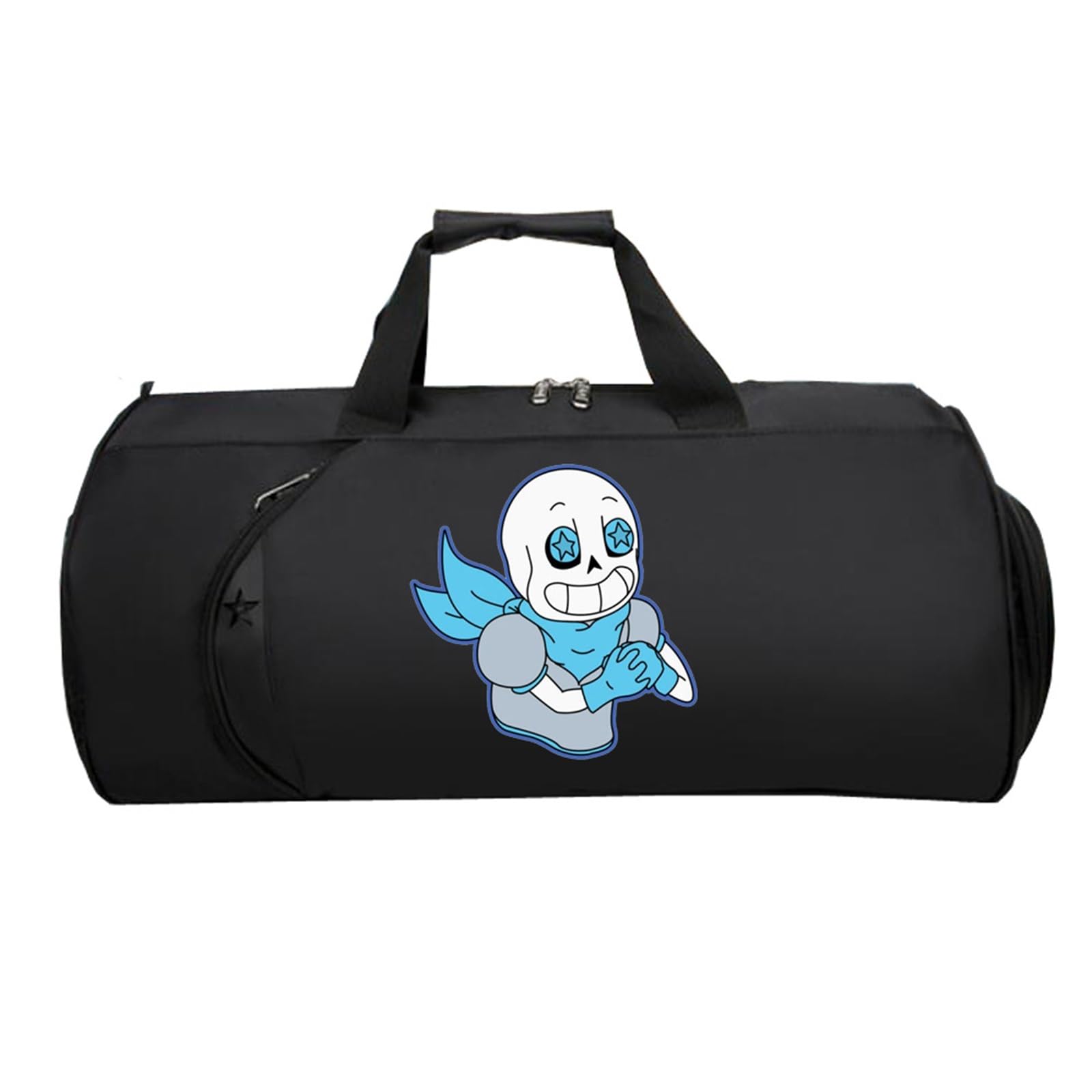 Kleine Reisetasche Anime, Handreisegepäck mit Schultergurt Handtasche, Carry On Bag füR Urlaub Und Sport, Schwimmbad, Klinikaufenthalt Flugzeug(Black 7)