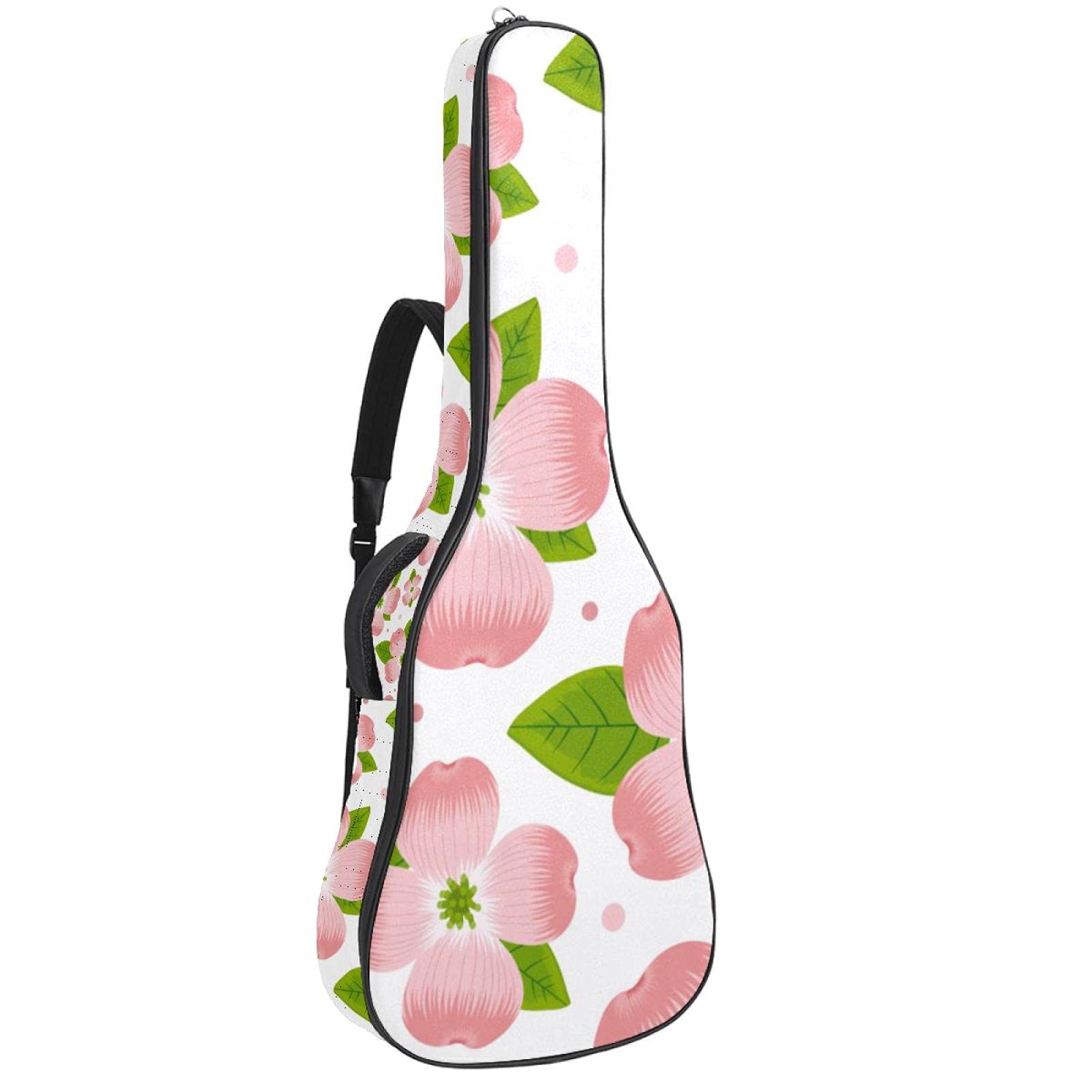 Anfänger Akustikgitarre Bundle Full Size Fichtendecke Cutaway Akustikgitarre Tasche ，Blume