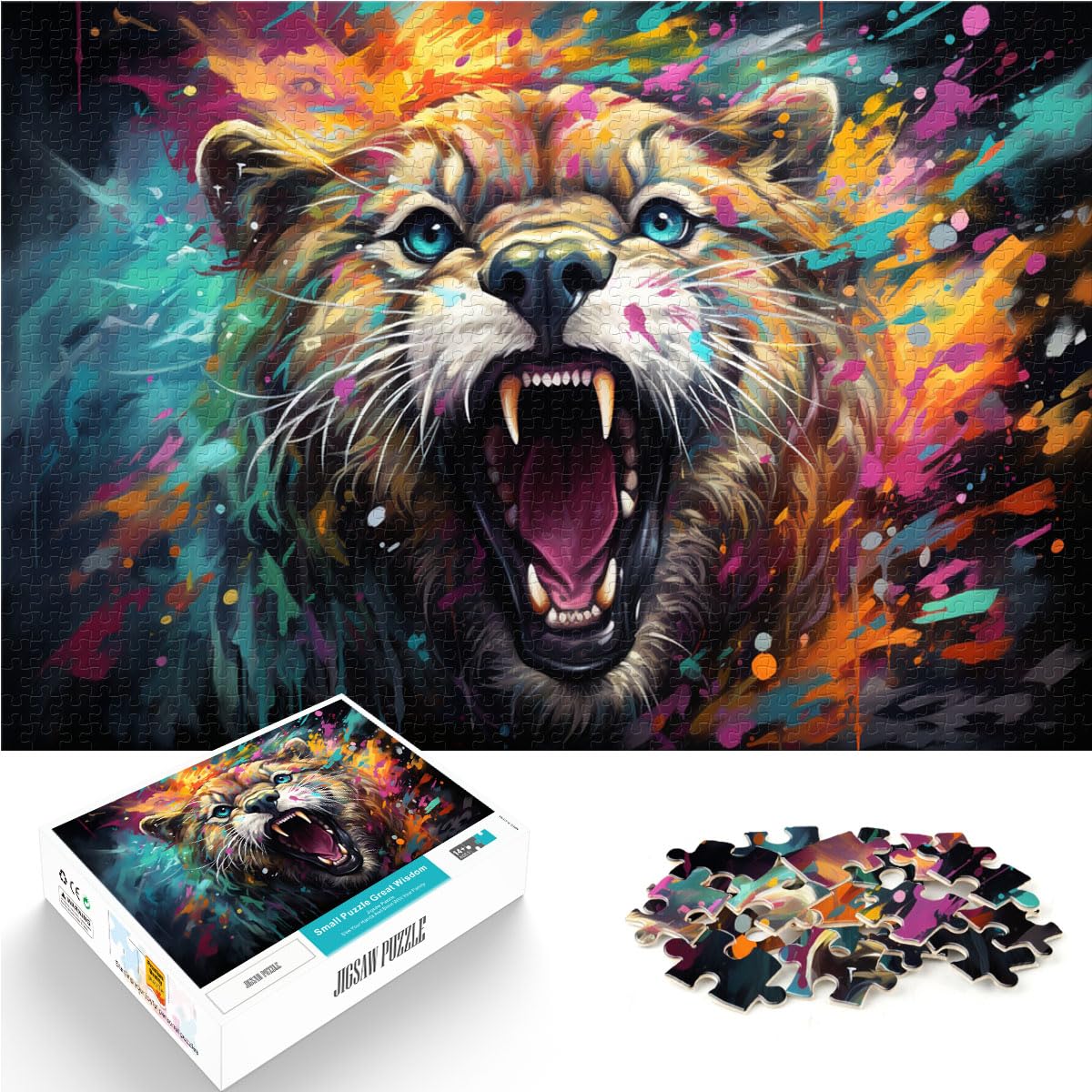 Puzzles für Fantasy Star Beastd, 1000 große Teile, Puzzle für Erwachsene, Holzpuzzle, interessantes Puzzle zur Stressreduzierung, 1000 Teile (50 x 75 cm)