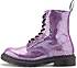 Dr. Martens, Metallic-Boot 1460 Pascal Ungefüttert in pink, Boots für Damen 3