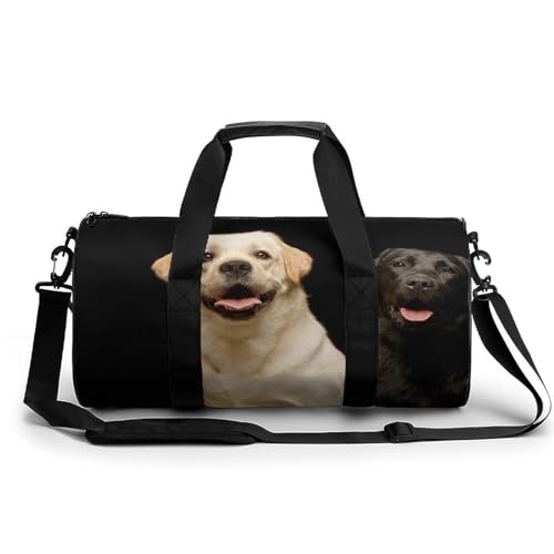 Golden Retriever Labrador Sport Duffel Bag Sporttasche Reisetasche Handgepäck Tasche Schwimmtasche Weekender Bag 45x23x23cm