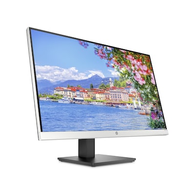 HP 27mq Monitor (27 Zoll/ QHD IPS) Display (99% sRGB, 60Hz, höhenverstellbar, drehbar, neigbar, 5ms Reaktionszeit, VGA, HDMI) silber schwarz