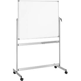 MAUL Wende-Whiteboard Revolve, mobil, beschichtet, 1000 x 1200 mm