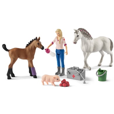 Farm World Arztbesuch bei Stute und Fohlen, Spielfigur