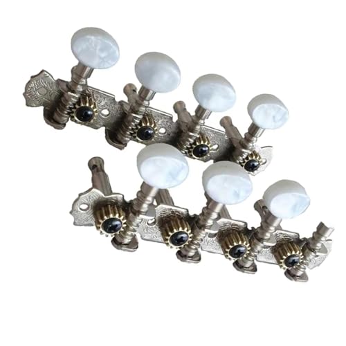 Strings Tuning Pegs Mechaniken Für Gitarre Mandoline Tuning Pegs Keys Open Knob Machine Heads Double Hole 4L 4R